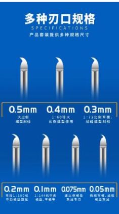 0.2 mm Olecranon hook Knife (Wooden Handle)