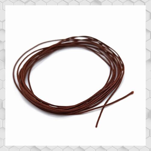 Braided Hose Line Brown 0,6mm