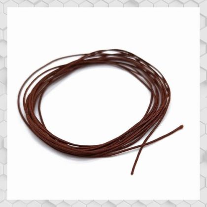 Braided Hose Line Brown 0,6mm