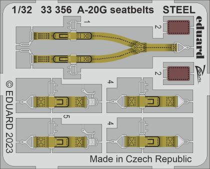 1:32  A-20G Havoc seatbelts STEEL