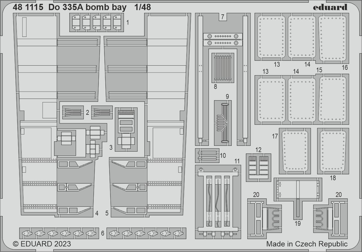 1:48 Do-335A bomb bay