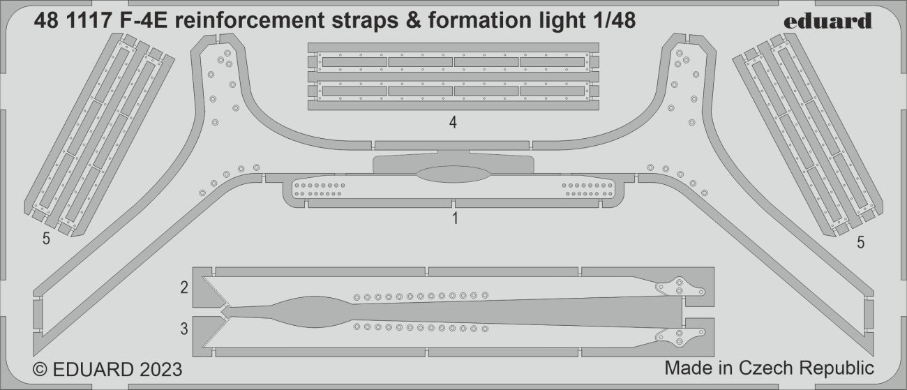 1:48 F-4E Phantom reinforcement straps & formation lights