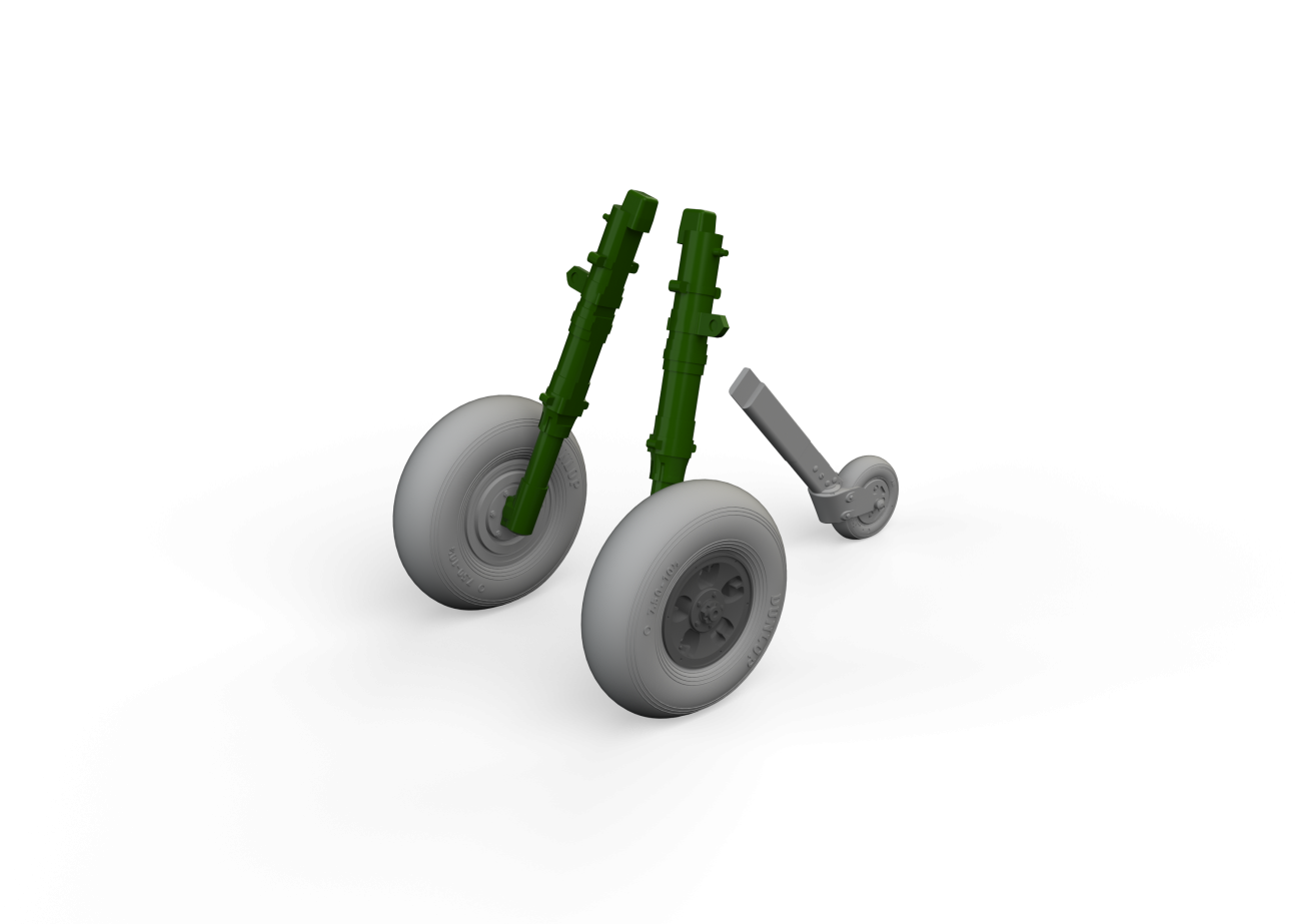 1:32 Spitfire Mk.Ia wheels