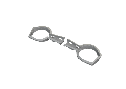 1:72 Bf-109F/G wheel bays angular 3D-printed