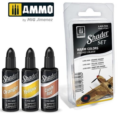 SHADER Set Warm Colors