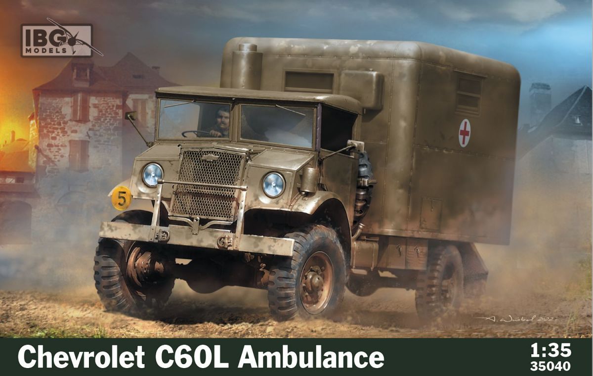 1:35 Chevrolet C60L Ambulance