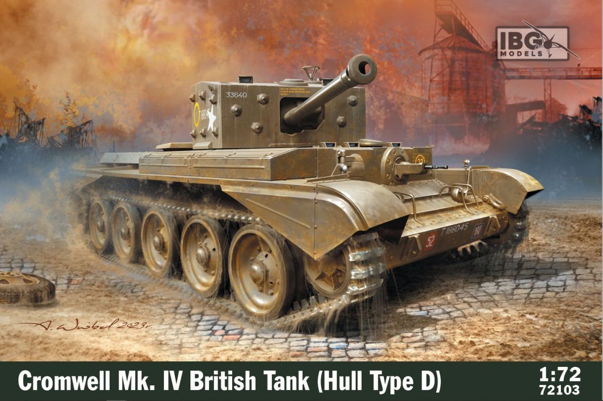 1:72 Cromwell Mk.IV British Tank (Hull Type D)