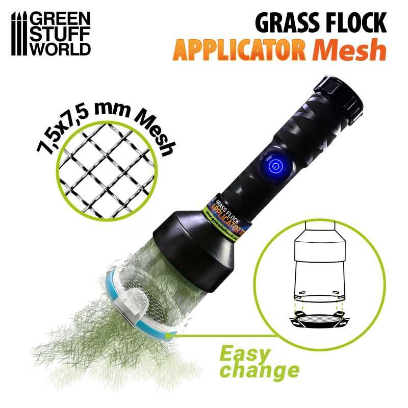 Grass Flock Applicator - Large Mesh