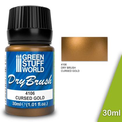 Metallic Dry Brush - CURSED GOLD 30 ml