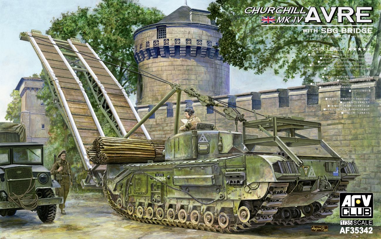 1:35 Churchill Mk IV AVRE w/ SBG Bridge