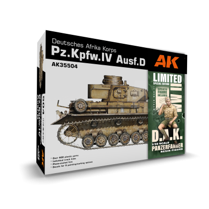 1:35 PZ.KPFW.IV AUSF.D AFRIKA KORPS + DAK PANZERFAHRER