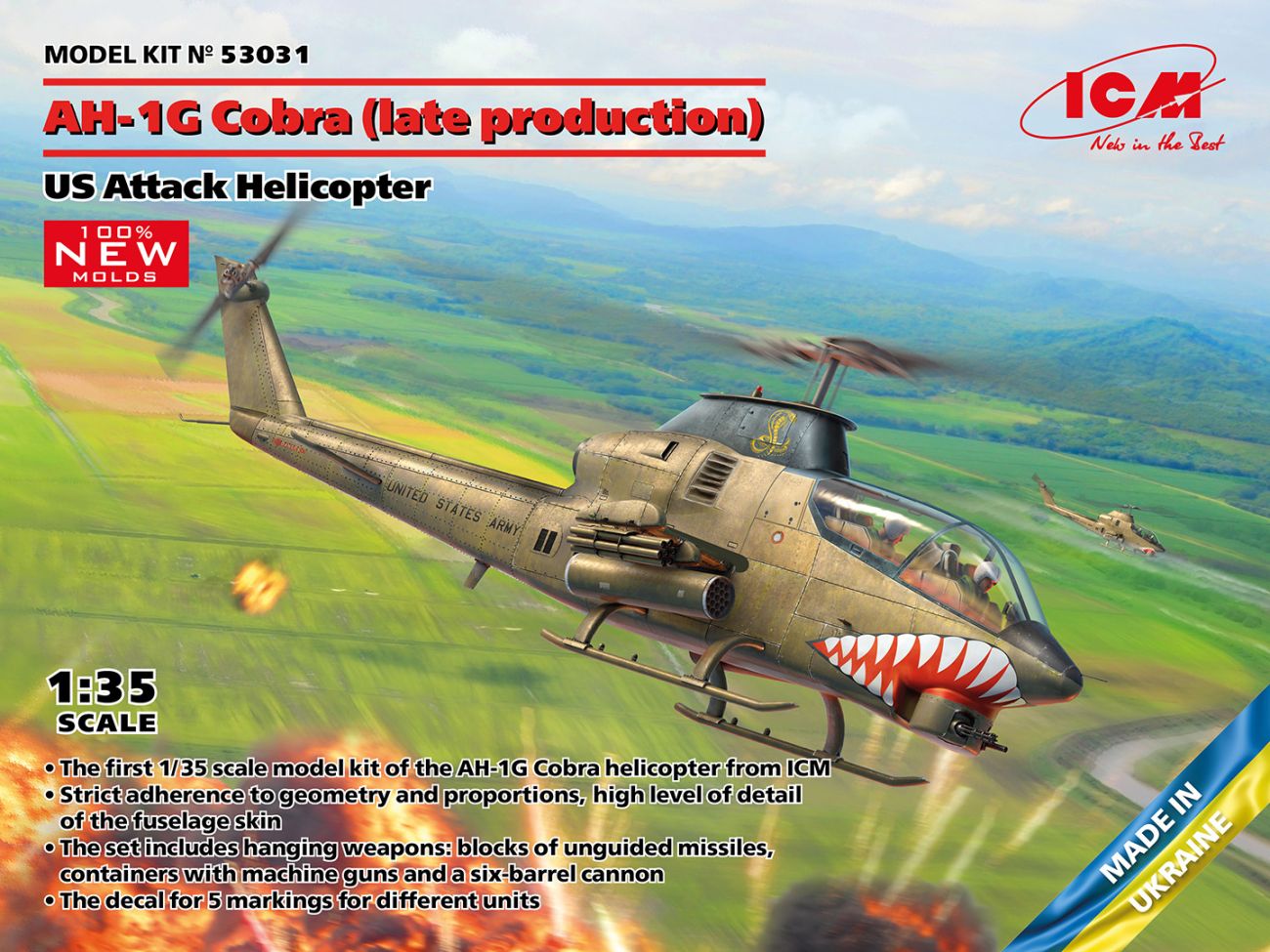 1:35 AH-1G Cobra (late production)