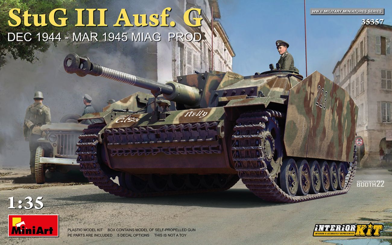 1:35 StuG III Ausf. G DEC 1944 – MAR 1945 MIAG PROD. INTERIOR KIT