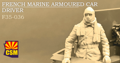 1:35 French Marine Armoured Car Driver