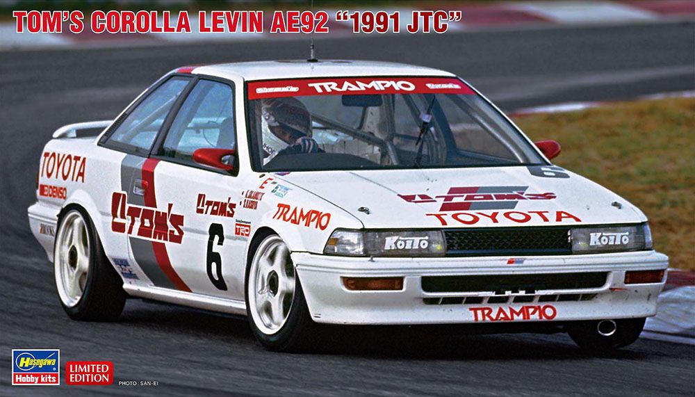 1:24 TOM’S COROLLA LEVIN AE92 “1991 JTC”