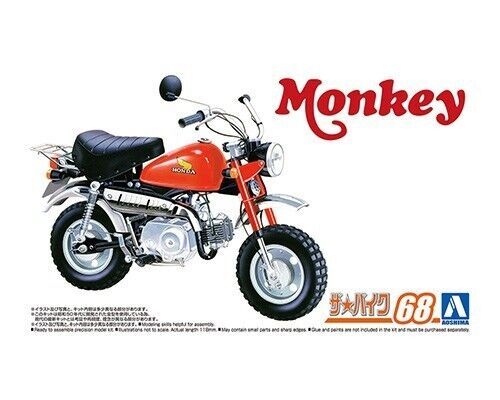 1:12 HONDA MONKEY Z50 J-1 MOPED '78