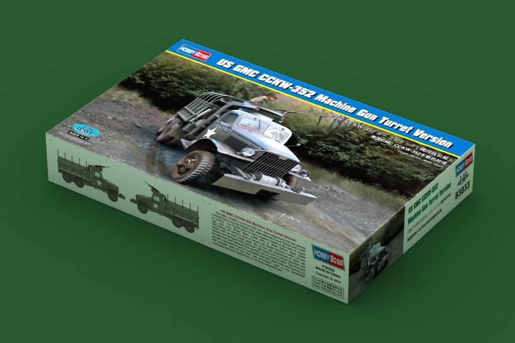 1:35 US GMC CCKW-352 Machine Gun Turret Version