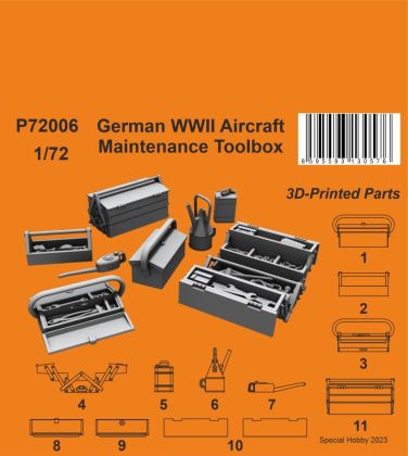 1:72 German WWII Aircraft Maintenance Toolbox