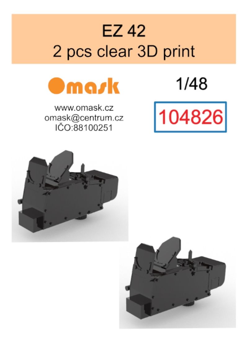 1:48 EZ 42 clear 3D print (2 pcs)