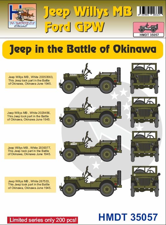 1:35 Jeep Willys MB Ford GPW - Jeep iin the Battle of Okinawa