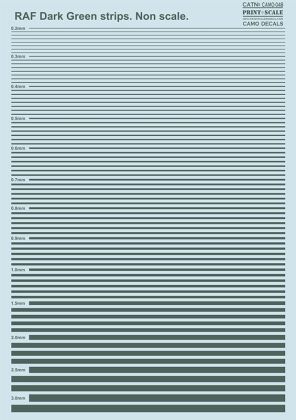 RAF Dark Green strips.