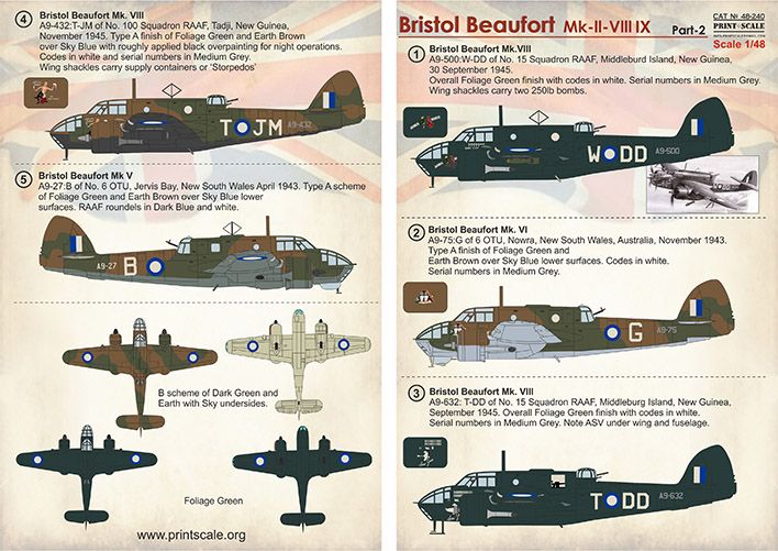 1:48 Bristol Beaufort RAAF Part-2