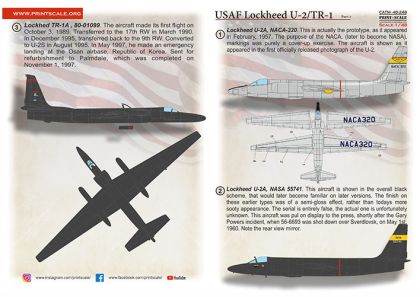 1:48 USAF Lockheed U2/TR-1 Part 2