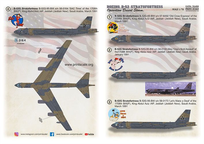 1:72 B-52 Stratofortress. Operation Desert Storm