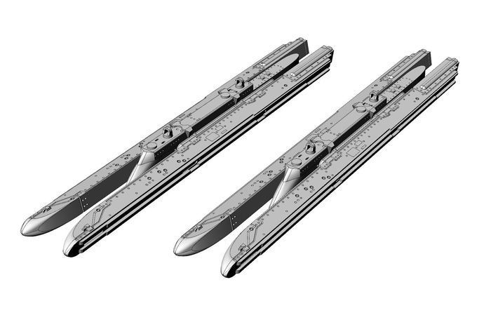 1:48 LAU-115 + 2x LAU-127 adapters (two sets)