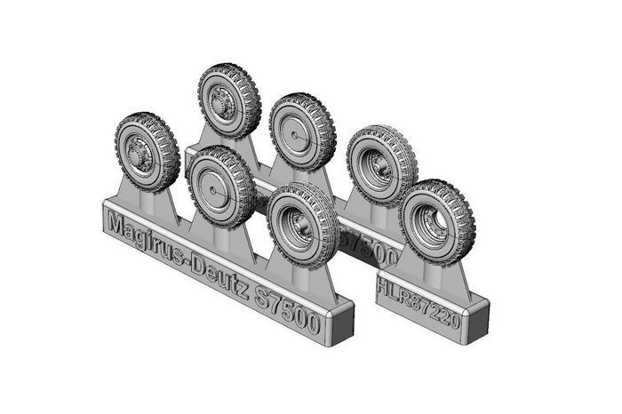1:87 Magirus S7500 wheels