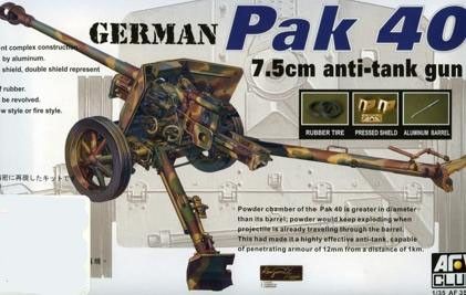 1:35 Pak 40 7.5cm anti-tank gun