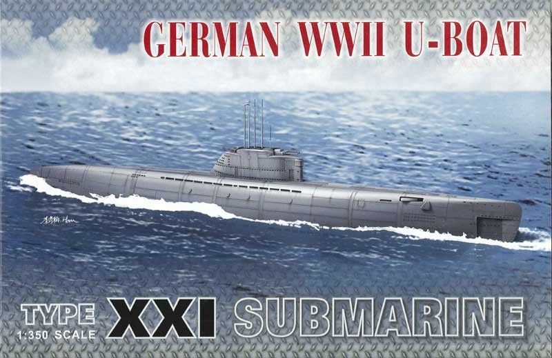 1:350 U-Boat XXI Submarine