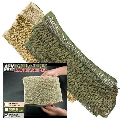 1:35 Extra Thin Camouflage Net - Snow Grey