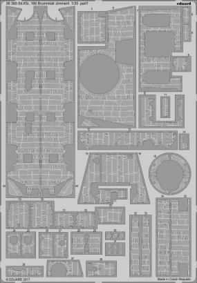 Sd.Kfz. 166 Brummbär zimmerit  1/35
