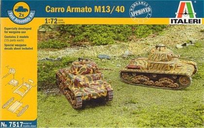 1:72 Carro Armato M13/40