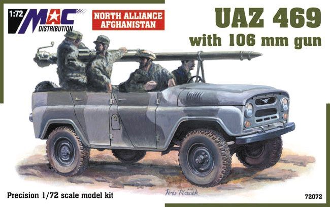 1:72 UAZ 469 with 106 mm gun