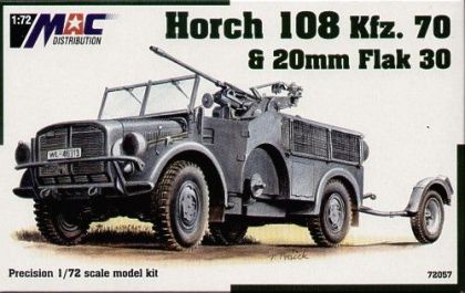 1:72 Horch 108 Kfz.70 & 20mm Flak 30