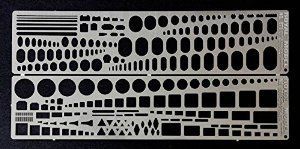 Template Set Stencils (for model aircrafts in all scales)