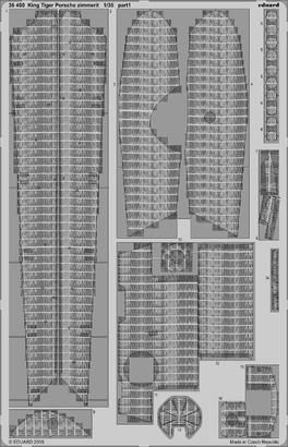 King Tiger Porsche zimmerit 1/35