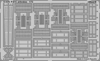 P-61C airbrakes 1/72