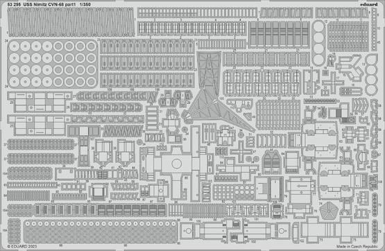 1:350 USS Nimitz CVN-68 part 1