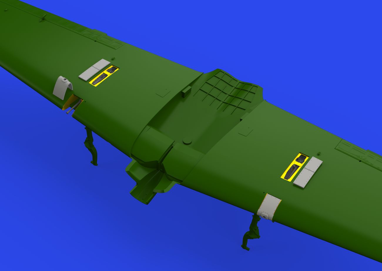 1:48 A6M3 Zero gun bays short barrel PRINT