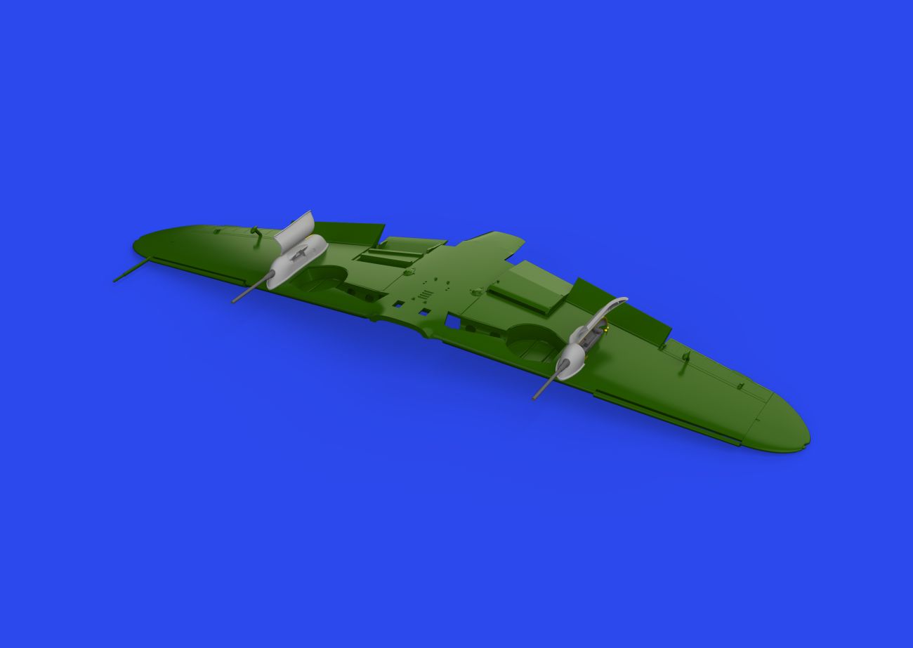 1:72 Bf-109F/Bf-109G/Bf-109K gun pods PRINT