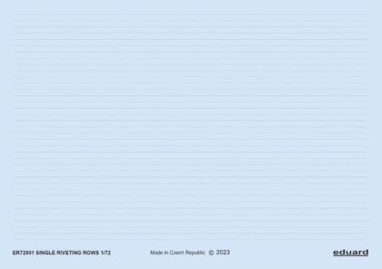 1:72 Single riveting rows