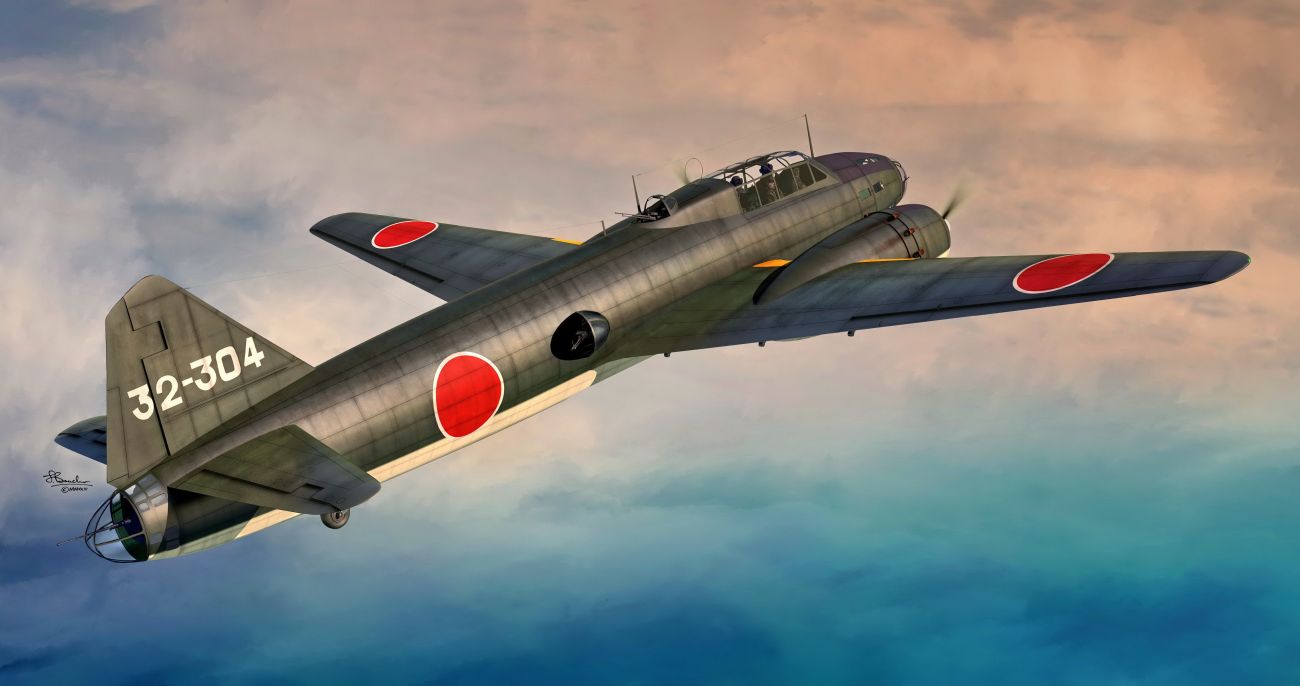 1:72 Mitsubishi G4M1 Late version