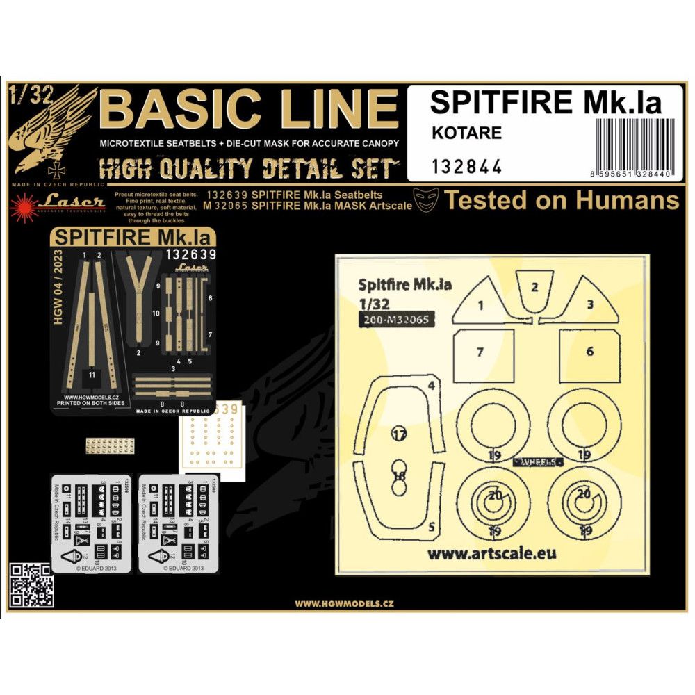 1:32 SPITFIRE MK.IA - BASIC LINE
