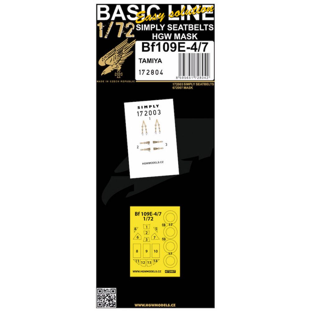1:72 BF109E-4/7 - BASIC LINE