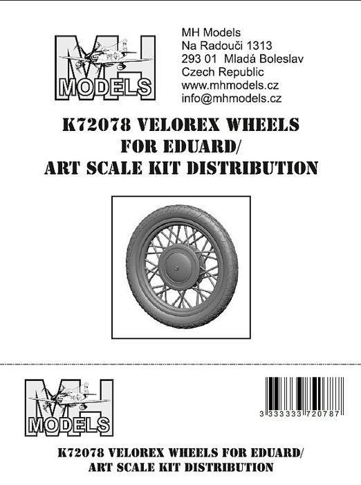 1:72 Velorex wheels /EDU,ART