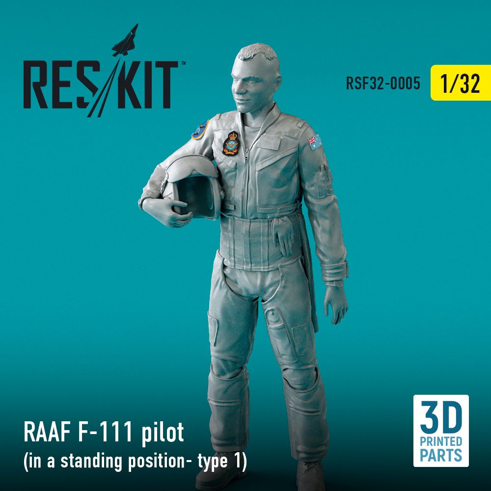 1:32 RAAF F-111 pilot (in a standing position- type 1)