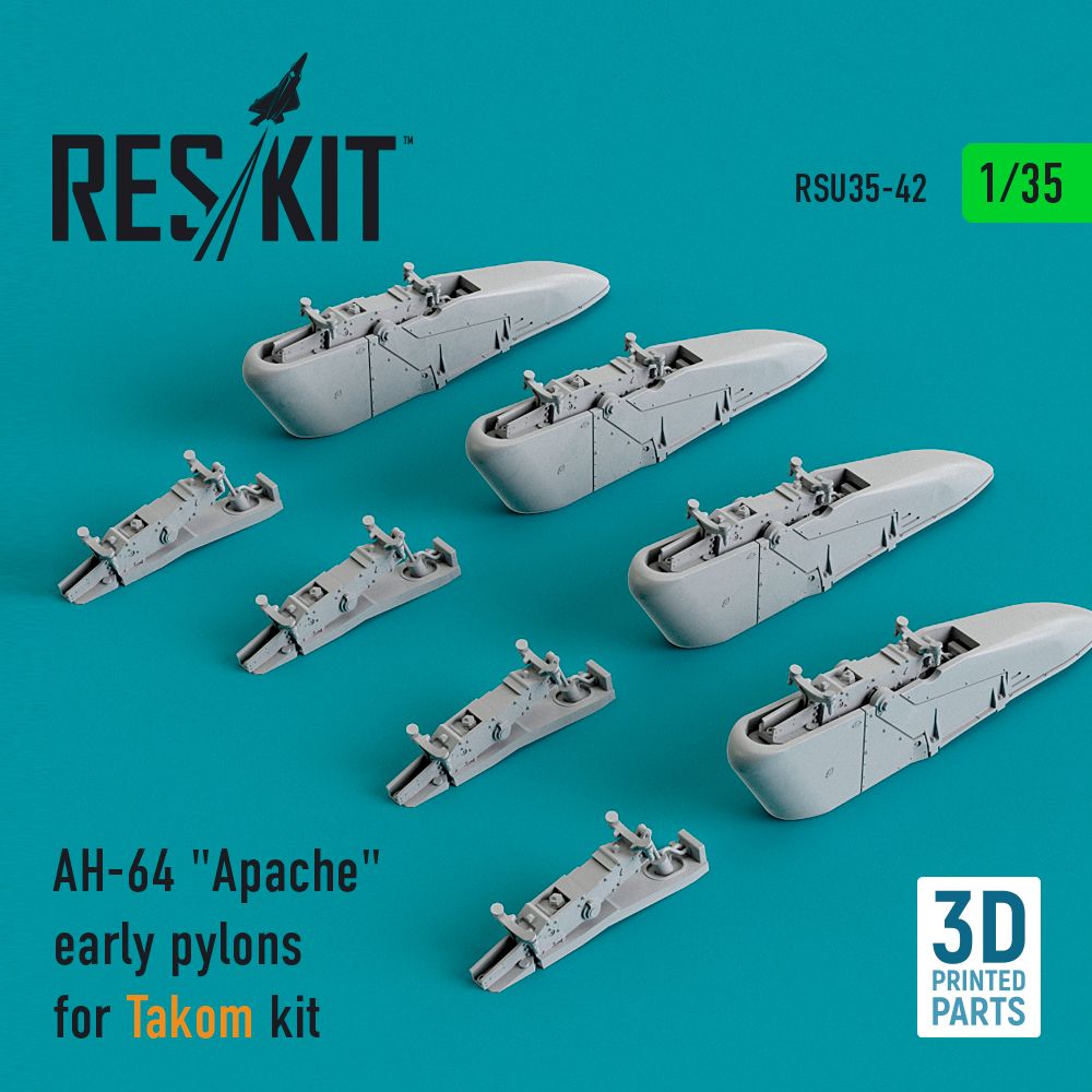 1:35 Boeing/Hughes AH-64 Apache early pylons